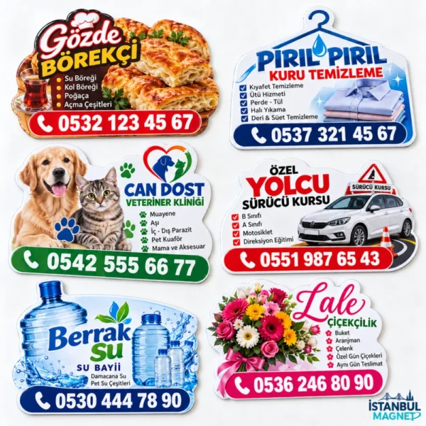 Buzdolabı reklam magneti baskı - İstanbul Magnet