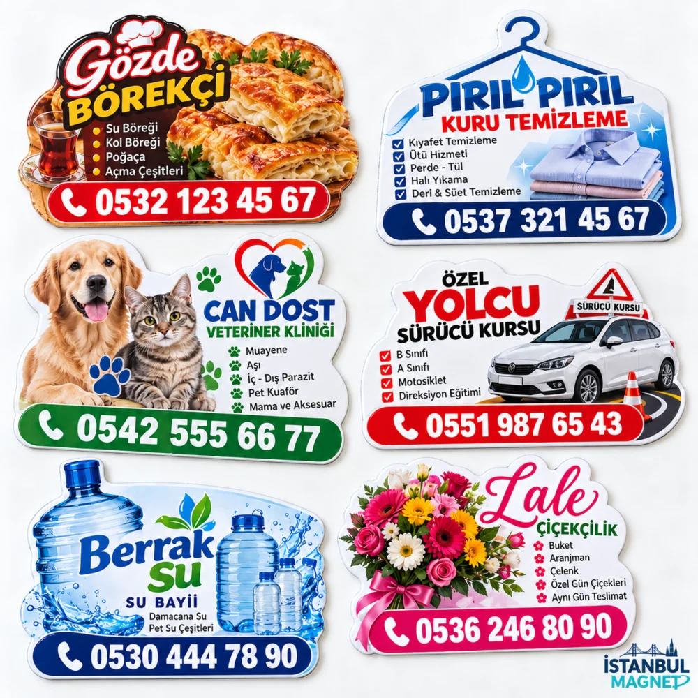 Buzdolabı reklam magneti baskı - İstanbul Magnet